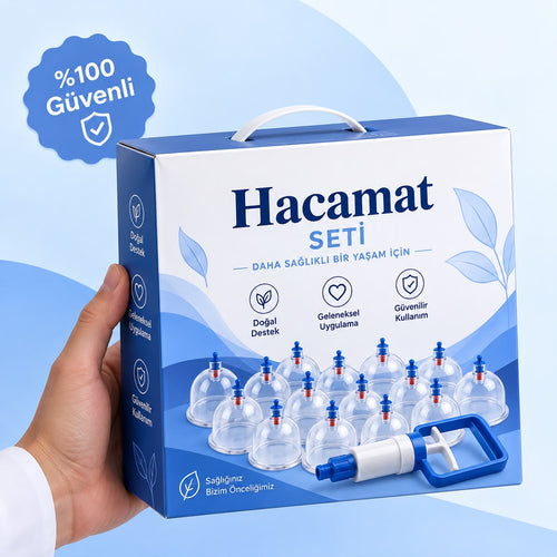 HACAMATS® Profesyonel Vakumlu Hacamat Seti