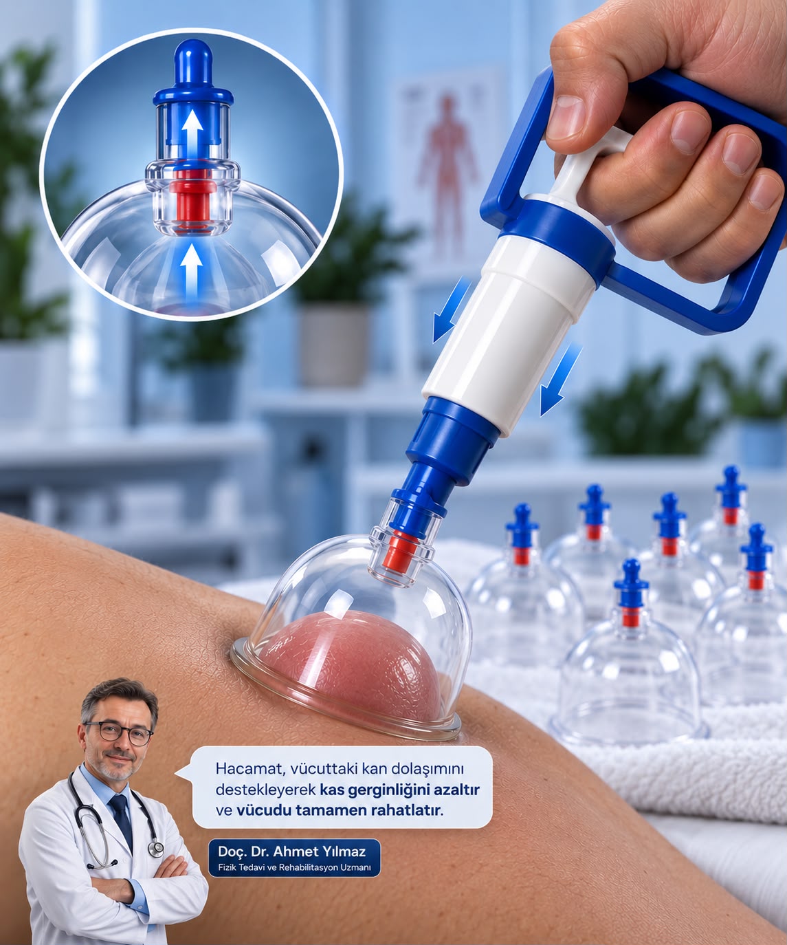 HACAMATS® Profesyonel Vakumlu Hacamat Seti