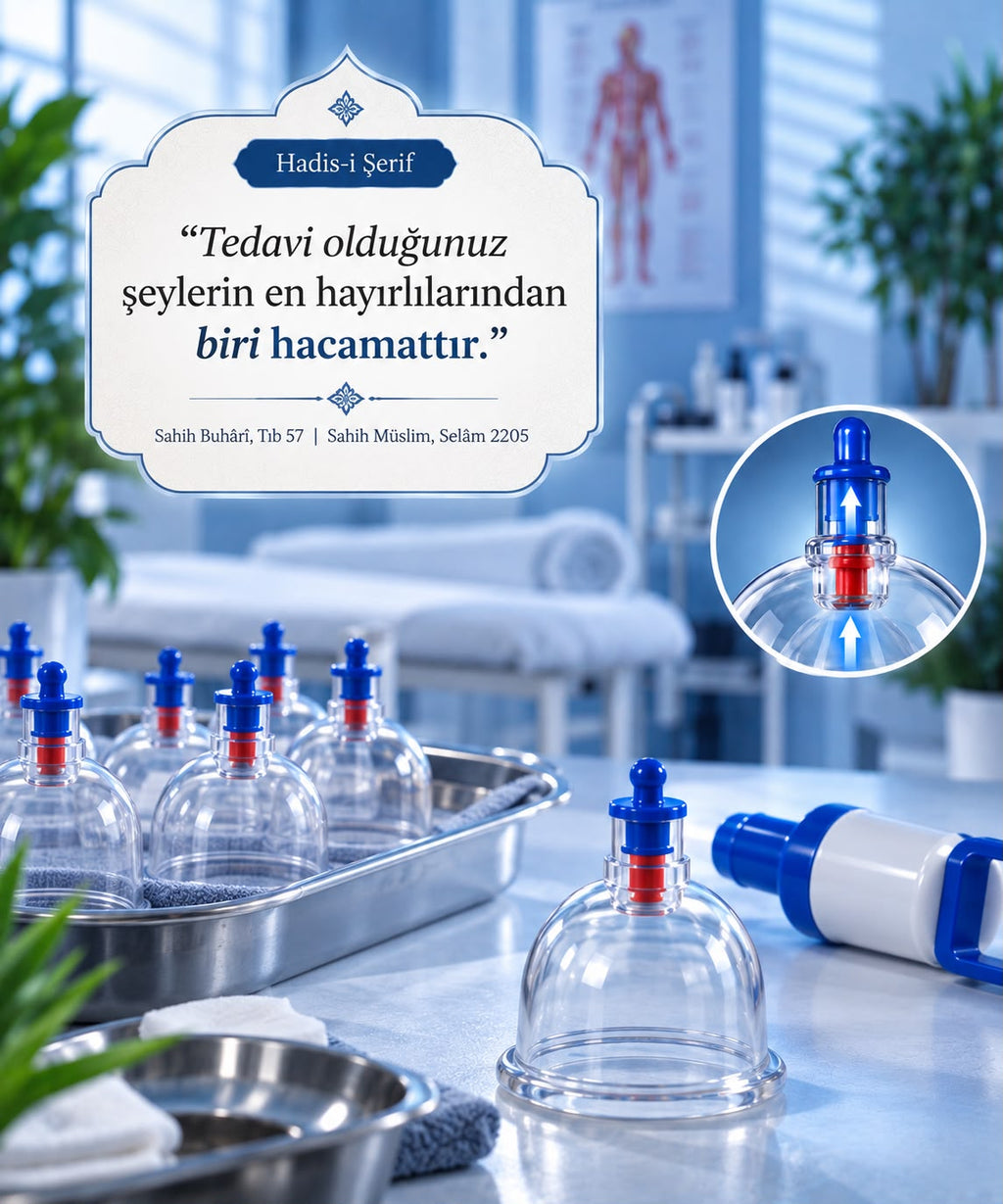 HACAMATS® Profesyonel Vakumlu Hacamat Seti